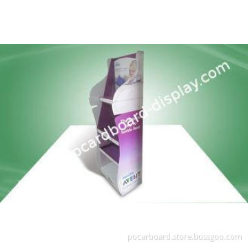 Eco - friendly Point of Sale Cardboard Display Stands Four